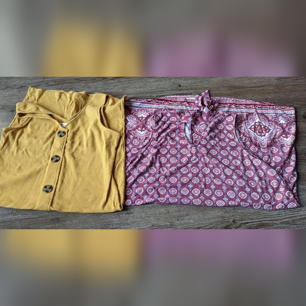 2 for 1 Mid length Bohemian Dresses